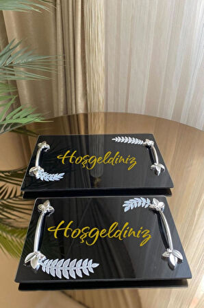 Söz Tepsisi Nişan,İsteme İçin Yazı Gold Yada Beyaz Renk Nişan Tepsisi İçin Yazı