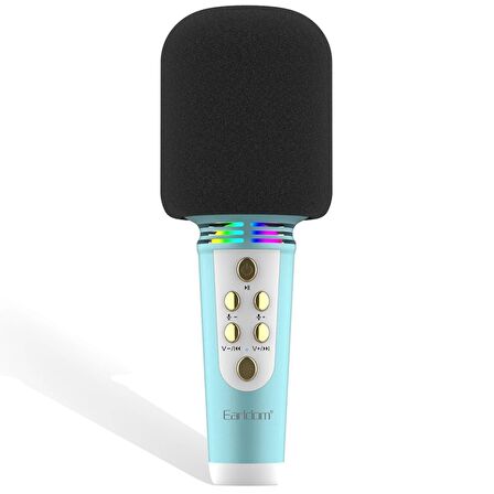 Earldom MC6 Led Işıklı Karaoke Mikrofon