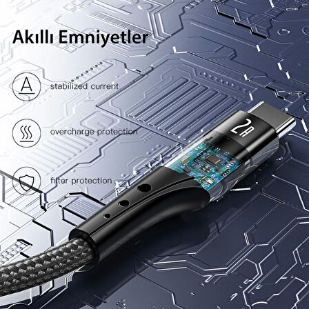 Yesido CA109 3M 2A Usb to Lightning Hızlı Şarj Kablosu