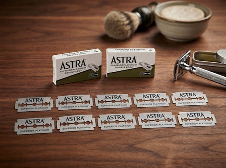 Astra Superior Platinum Çift Taraflı Yaprak Jilet 5'li Kutulu 2'li Set (Toplam 10 Adet)