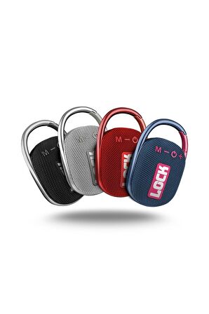 Powerway Lock Mavi Taşınabilir Bluetooth Hoparlör Ses Bombası Kilit Özellikli