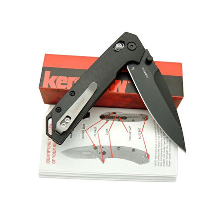 Kershaw Çakı Iridium - Siyah D2 Çelik