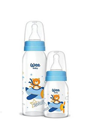 Wee Baby 2'li Pp Polipropilen Biberon Seti 125 Ml+250 Ml 0-6 Ay