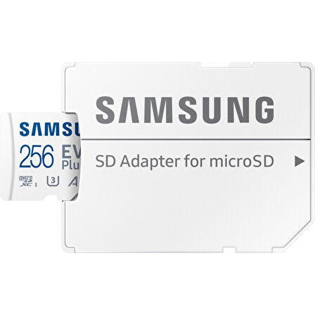 Samsung Evo Plus 256GB Microsd Hafıza Kartı A2 V30 4K 160 MB/S