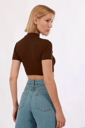 Kadın Kısa Kol Crop