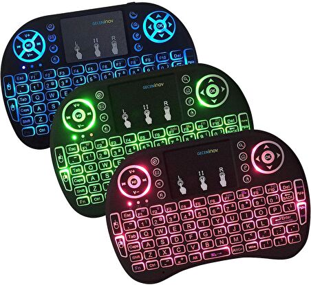 Torima Kablosuz Şarjlı Rgb Mini Klavye Pilli