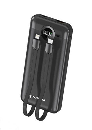 Torima TRM-1015 10000 mAh 2 Çıkışlı 22.5w Hızlı Şarj Dijital Göstergeli Powerbank