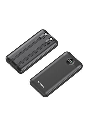 Torima TRM-1015 10000 mAh 2 Çıkışlı 22.5w Hızlı Şarj Dijital Göstergeli Powerbank