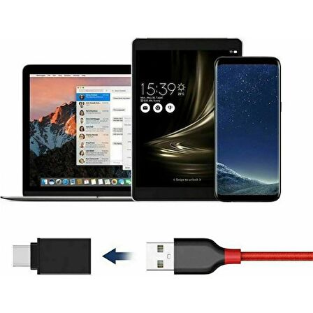 Hepu Type-C To USB 3.0 (Yüksek Hızlı) Veri Aktarımı Otg Çevirici Dönüştürücü Adaptör