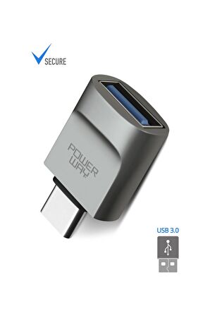 Powerway Type-c To Usb 3.0 Veri Aktarımı Otg Çevirici Dönüştürücü Adaptör