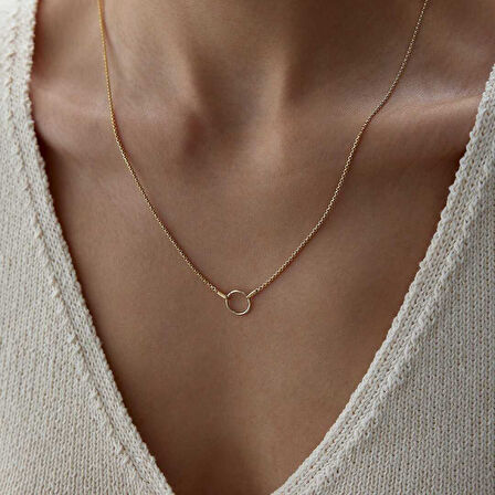 Sade Charm Halkalı Box Zincir