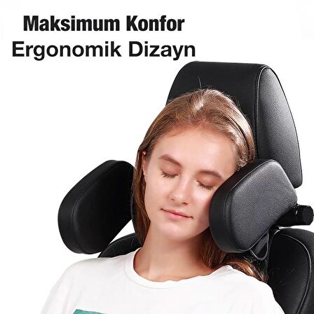 Coofbe Ergonomik Katlanabilir Araç BoyunLuk Araç Yastığı Araç Kafalık Araç Uyku Yastığı Araba Seyahat Yastığı