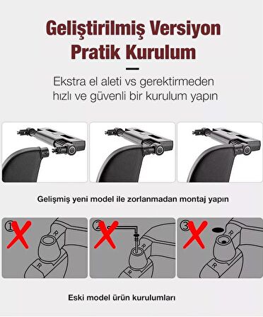 Coofbe Ergonomik Katlanabilir Araç BoyunLuk Araç Yastığı Araç Kafalık Araç Uyku Yastığı Araba Seyahat Yastığı