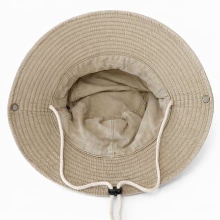 Perlotus Outdoor Safari Şapka – Erkek Kadın Pamuklu Boonie Şapka, Geniş Siperli, Nefes Alan, Ayarlanabilir İpli (Kamp, Balıkçılık, Yürüyüş, Seyahat)