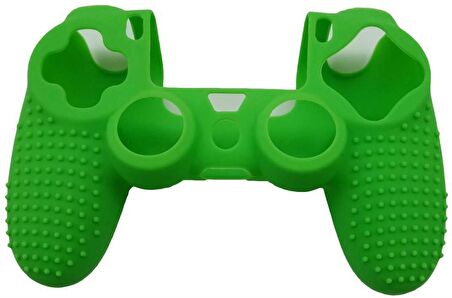 Cosmostech PS4 Controller Joystick Oyun Kolu Gamepad Uyumlu - Silikon Koruyucu Cover Yeşil