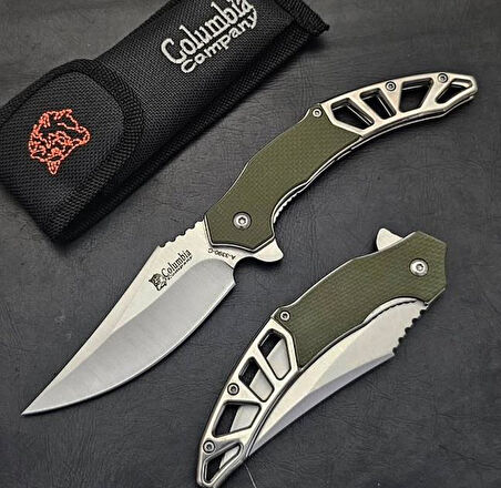 Columbia Yeni Tasarım Kamp ve Avcı Çakısı