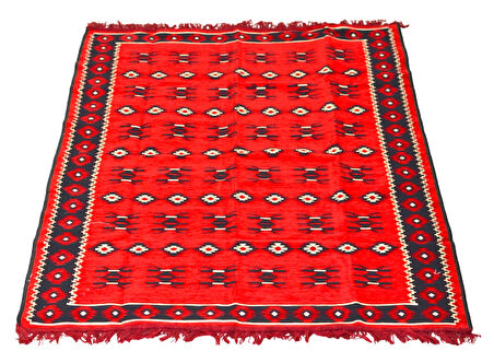 Etnik Motifli Otantik Dekoratif Kilim Desenli Halı (120cmx180cm) M1