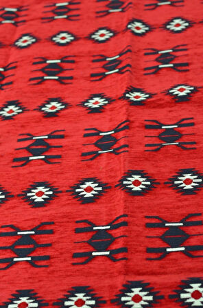 Etnik Motifli Otantik Dekoratif Kilim Desenli Halı (120cmx180cm) M1