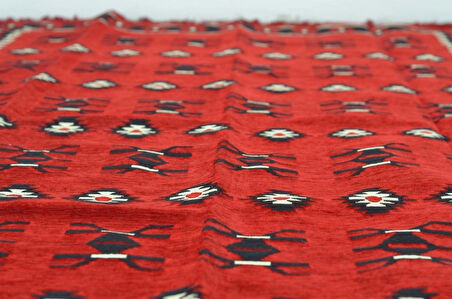 Etnik Motifli Otantik Dekoratif Kilim Desenli Halı (160cmx250cm) M1