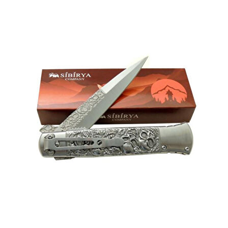 Skull KuruKafa İşelemeli Çakı 