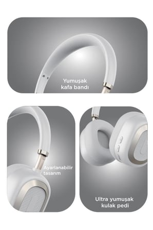 Bluetooth Kulaklık Kulak Üstü Kablosuz Kulaklık HD70