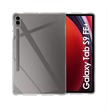 Samsung Galaxy Tab S9 FE Plus Kılıf Tablet Süper Silikon Kapak