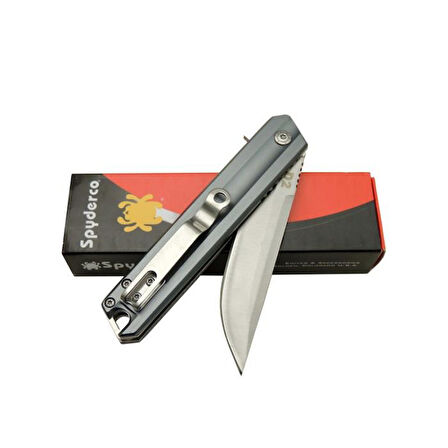 Spyderco Rubicon Çakı Gri