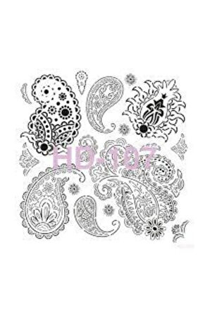 Hd107 Home Dekor Stencil 45x45