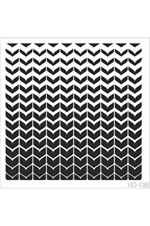 Hd136 Home Dekor Stencil 45x45