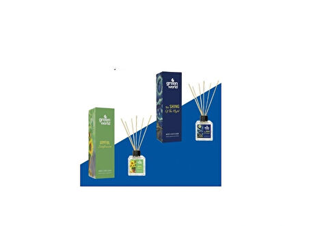 Green World Bambu Çubuklu Oda Kokusu The Shine of the Night /  Gece Işıltısı 100 ml x 2 Adet