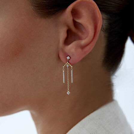 Zincir Hançer Küpe