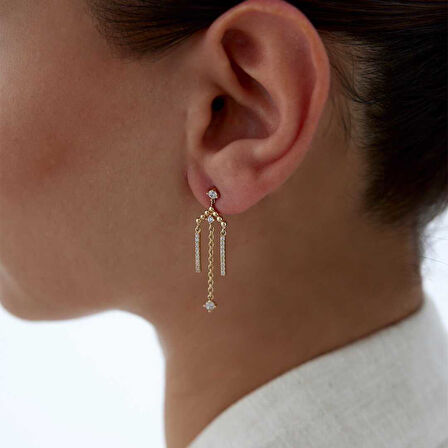 Zincir Hançer Küpe