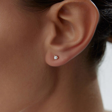 Mini Üç Tırnak İnci Küpe