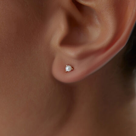 Mini Üç Tırnak İnci Küpe