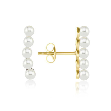 Line Five Pearl Küpe