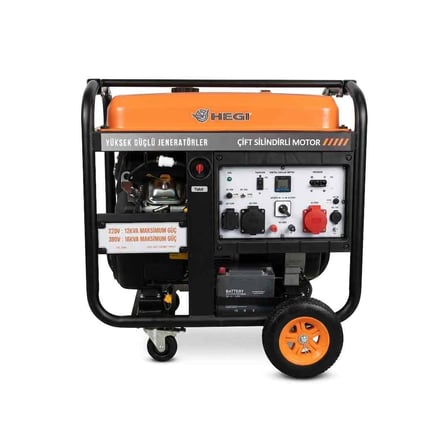 HEGI BENZİNLİ TRİFAZE JENERATÖR 15kVA/16Kva (max)