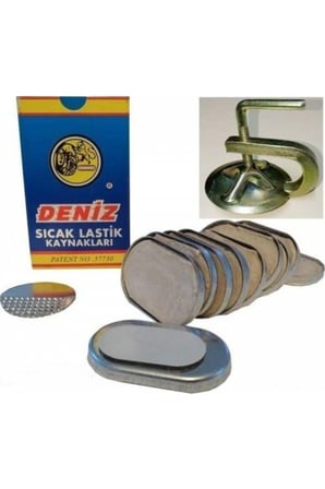 Deniz Sıcak Lastik Yaması 10 Lu + Kaynak Makinası Ile Birlikte