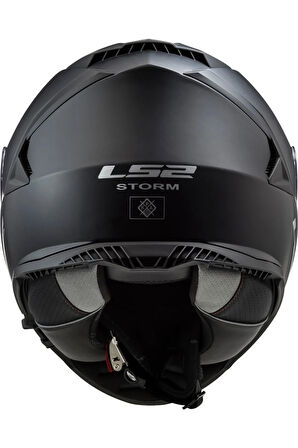 Ff800 Storm Solid Mat Black Motorcu Kaskı