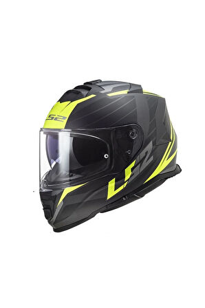 Ff800 Storm 2 Nerve Mat Black H-v Yellow Motorcu Kaskı