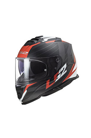 Ff800 Storm 2 Nerve Mat Black Red Motorcu Kaskı