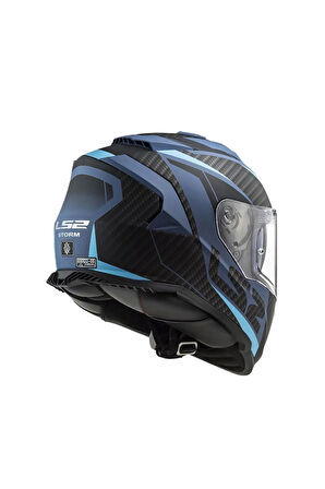 Storm 2 Racer Matt Blue Motorcu Kaskı