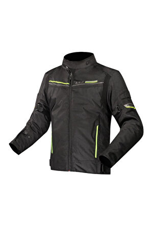 SHADOW SİYAH NEON SARI Motorcu Montu