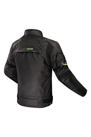 SHADOW SİYAH NEON SARI Motorcu Montu