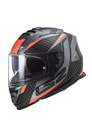 Storm 2 Racer Mat Tıtanıum-neon Turuncu Kask