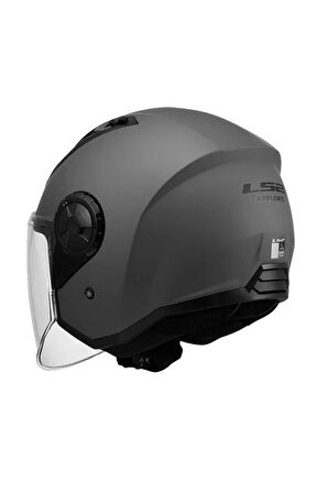 AIRFLOW 2 MAT TITANYUM ÇENE AÇIK MOTORCU KASKI