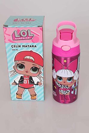 LİSANSLI LOL SURPISE ÇELİK MATARA 500 ML