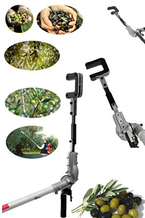 Lüx 16 Parça Turbo Benzinli Sırt Tırpan Ot Çim Çalı Biçme Makinası + Zeytin Silkeleme Aparatlı Set