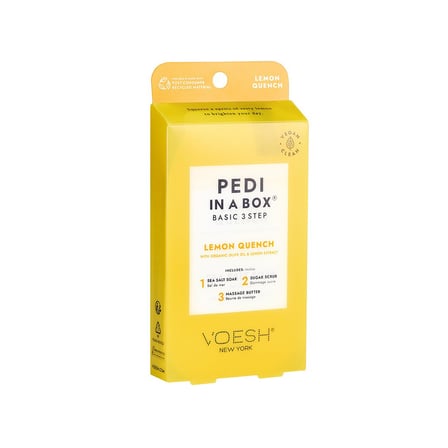 Pedi İn A Box® Basic 3 Adımlı Pedikür Seti- Limon
