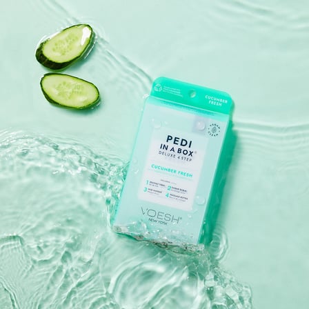 Pedi İn A Box® Deluxe 4 Adımlı Pedikür Seti- Salatalik