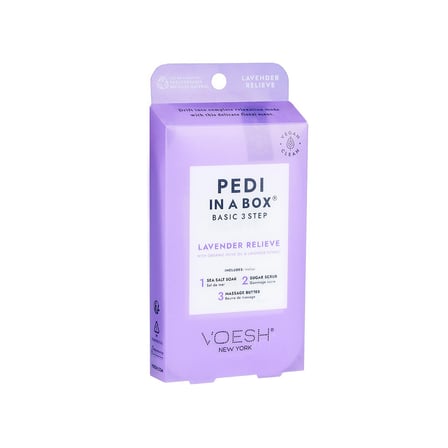 Pedi İn A Box® Basic 3 Adımlı Pedikür Seti- Lavanta